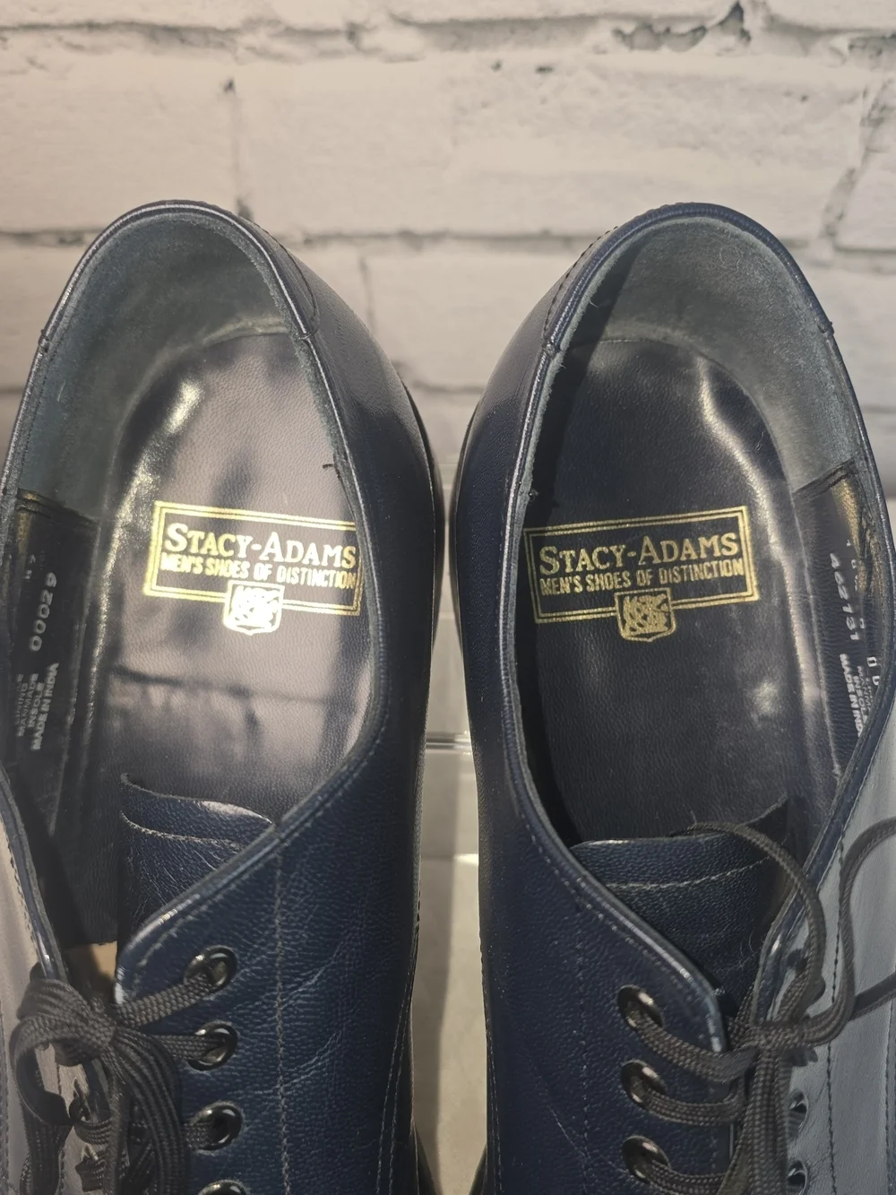 Stacy Adams polished leather